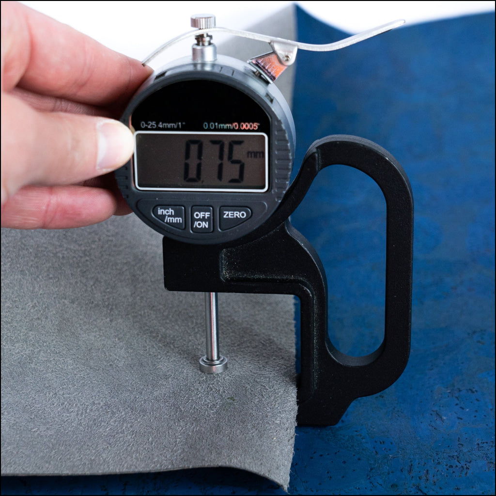 Deep Navy Blue Block Cork Fabric With Black Microfiber Backing 0.75Mm Thickness Cof - 527 Cork