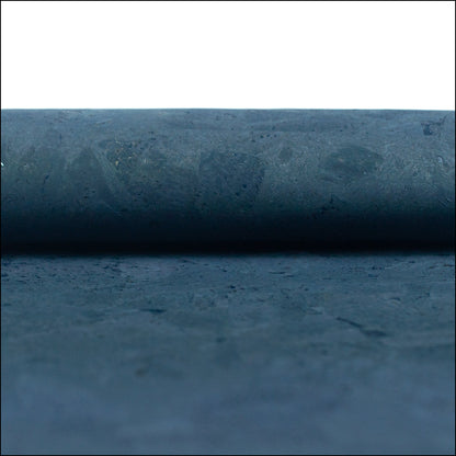 Deep Ocean Blue Cork Fabric Cof-495 Cork Fabric