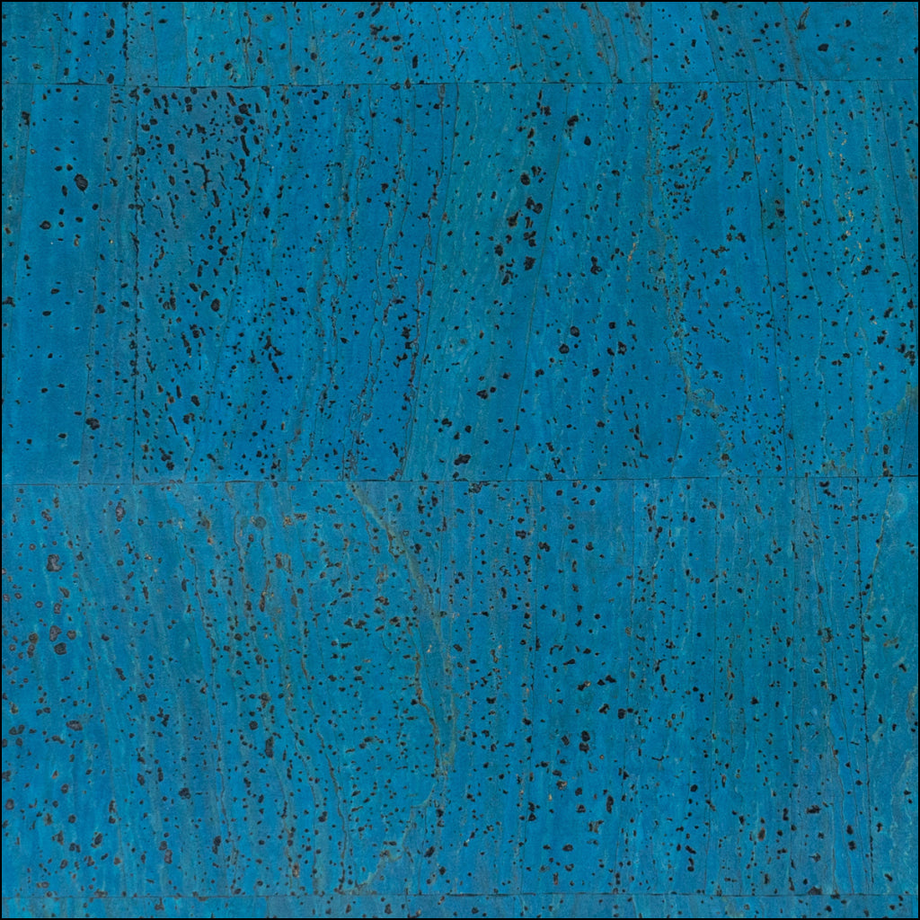Deep Ocean Blue Cork Fabric Cof-603 Cork Fabric