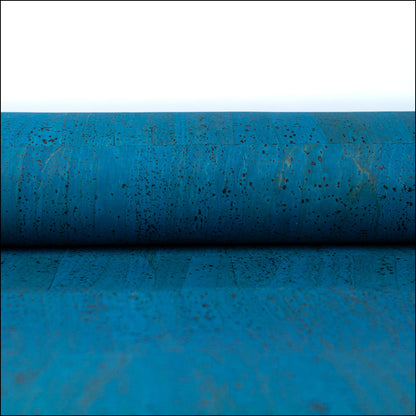 Deep Ocean Blue Cork Fabric Cof-603 Cork Fabric