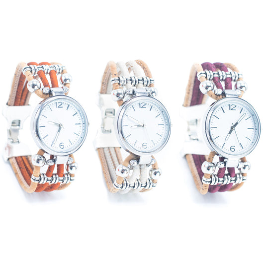 handmade cork watch DIY-003