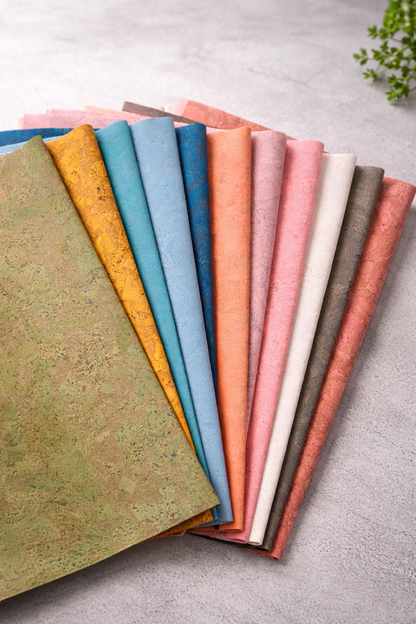 Light & Vibrant Abstract Cork - Sample