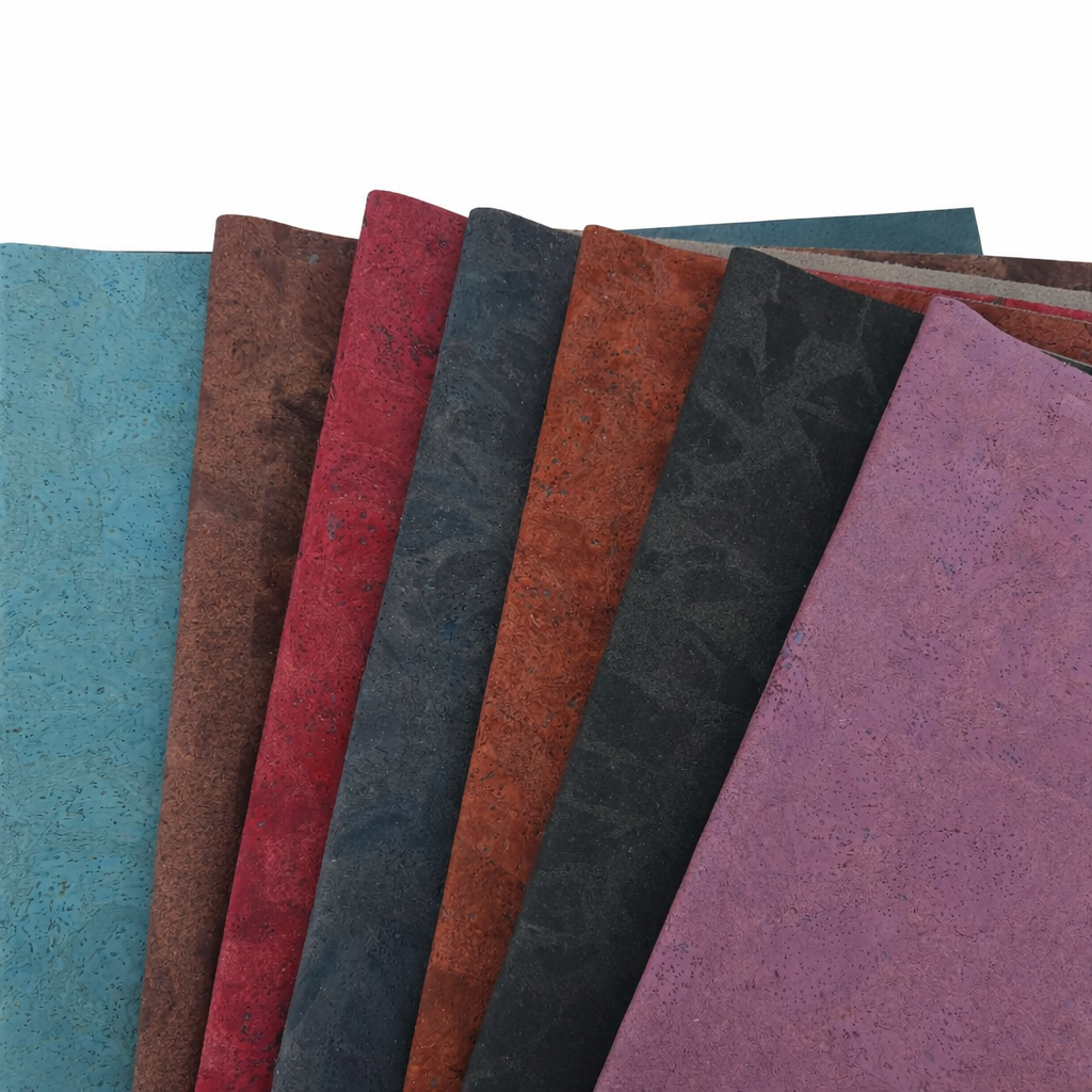 Earth Tone Abstract Cork - Sample