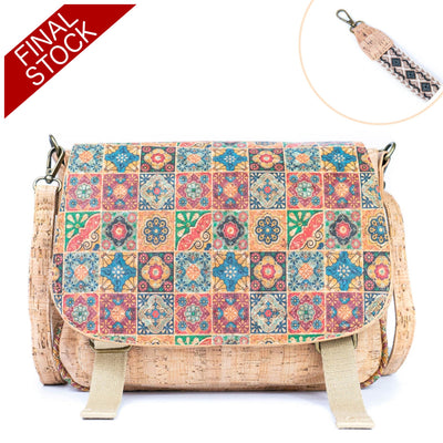 Eco-Friendly Cork Crossbody Bag For Women Bagf-106 E Flash Sales