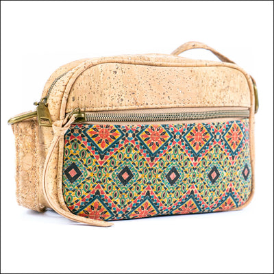 Eco-Friendly Vegan cork Purse with Front Zipper Pocket BAGD-602 A Flash Sales