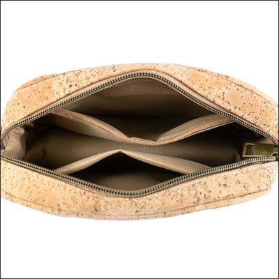 Eco-Friendly Vegan cork Purse with Front Zipper Pocket BAGD-602 Flash Sales