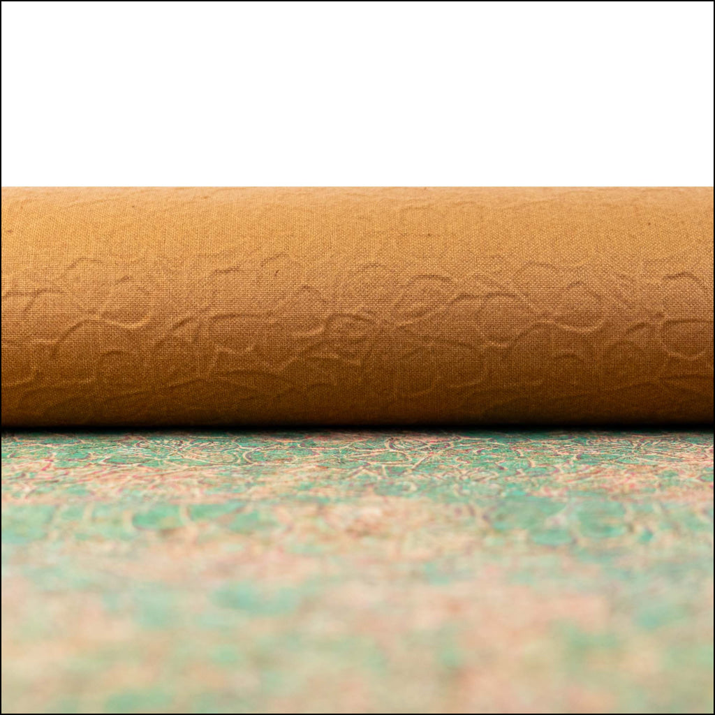 Embossed Butterfly & Floral Cork Fabric COF-639 cork fabric