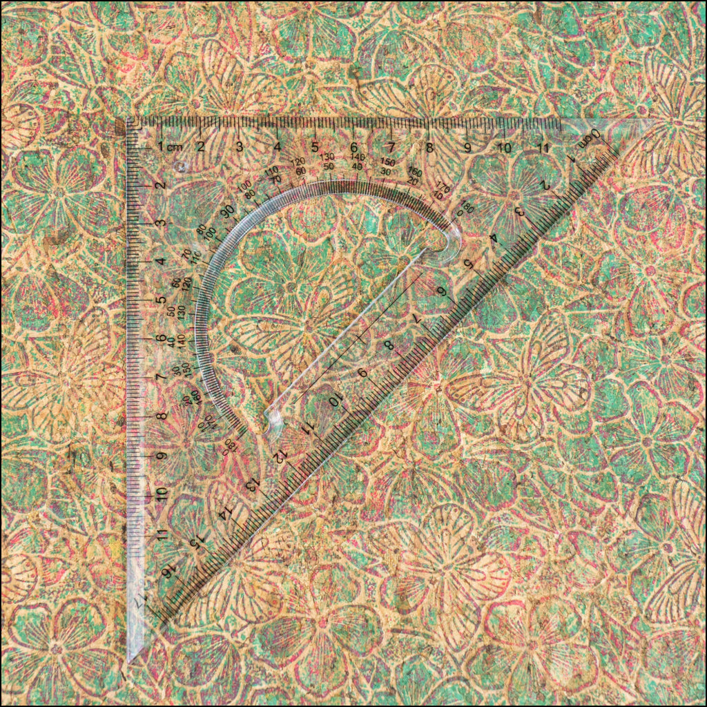 Embossed Butterfly & Floral Cork Fabric COF-639 cork fabric