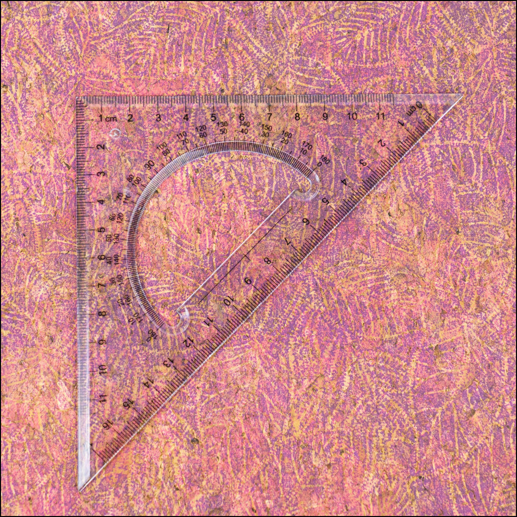 Embossed Cork Fabric – Pink & Purple Fern Leaf Pattern COF-649 cork fabric