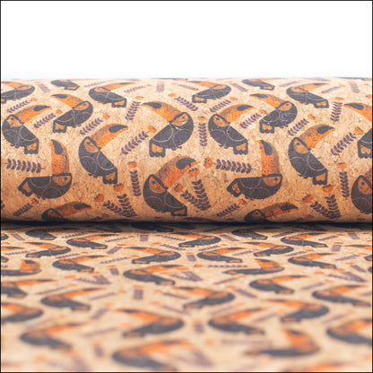 Pecan And Twig Cork Fabric Cof-358-A Cork Fabric