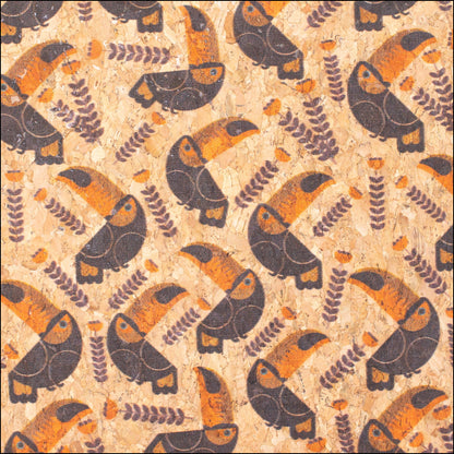 Pecan And Twig Cork Fabric Cof-358-A Cork Fabric