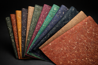 Gold Marble Cork Fabric - Sample