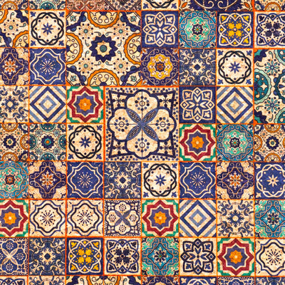 Exquisite Decorative Ceramic Tile Patterns On Cork Fabric Cof-500 Cork Fabric