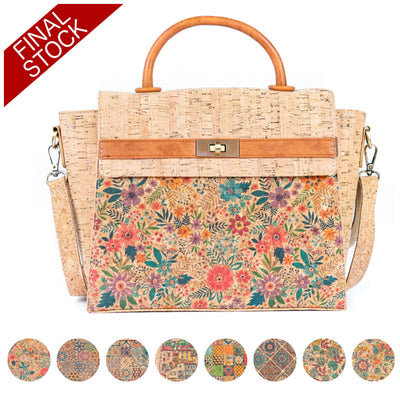 Flash Sale Women’s Printed Cork Handbag And Crossbody Bag Bagd-559 Sales