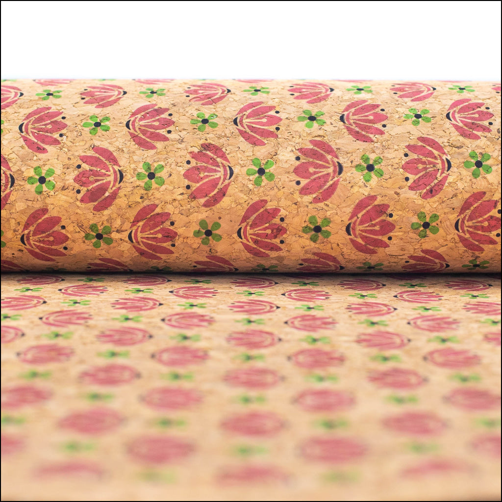 Flip Lotus Cork Fabric- Cof-408-A Cork Fabric