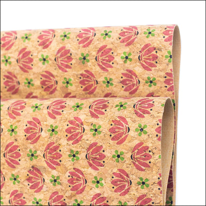 Flip Lotus Cork Fabric- Cof-408-A Cork Fabric