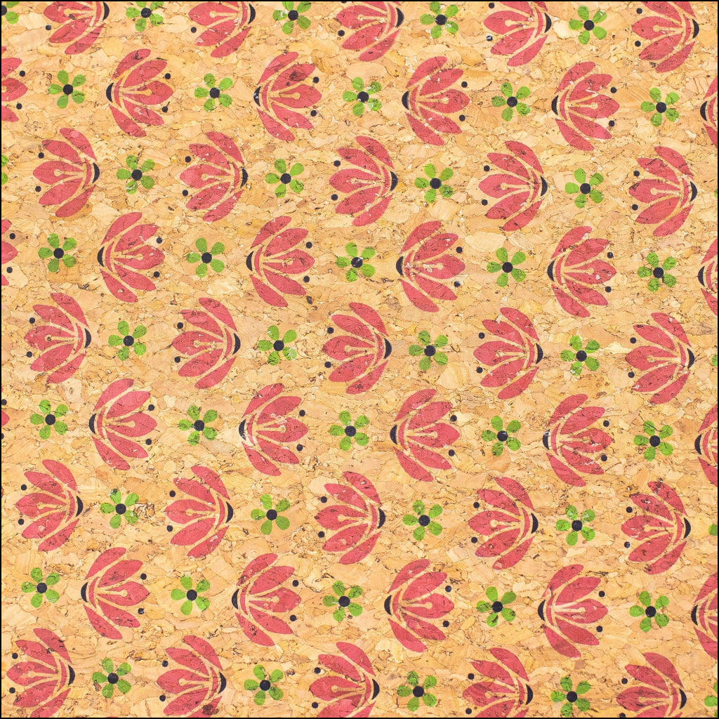 Flip Lotus Cork Fabric- Cof-408-A Cork Fabric