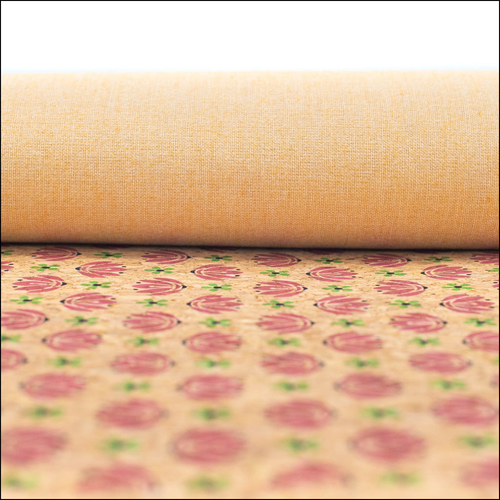 Flip Lotus Cork Fabric- Cof-408-A Cork Fabric