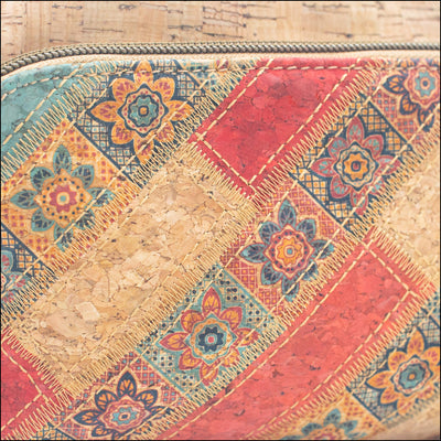Floral & Mosaic Cork Crossbody Bag – Eco Friendly & Stylish BAGF 057 Flash Sales