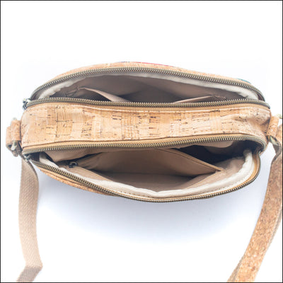 Floral & Mosaic Cork Crossbody Bag – Eco Friendly & Stylish BAGF 057 Flash Sales