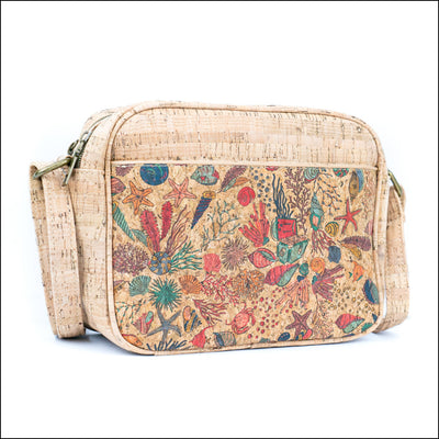 Floral & Mosaic Cork Crossbody Bag – Lightweight Vegan & Stylish BAGD 564 B Flash Sales
