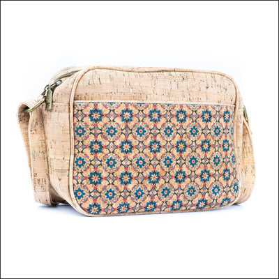 Floral & Mosaic Cork Crossbody Bag – Lightweight Vegan & Stylish BAGD 564 E Flash Sales