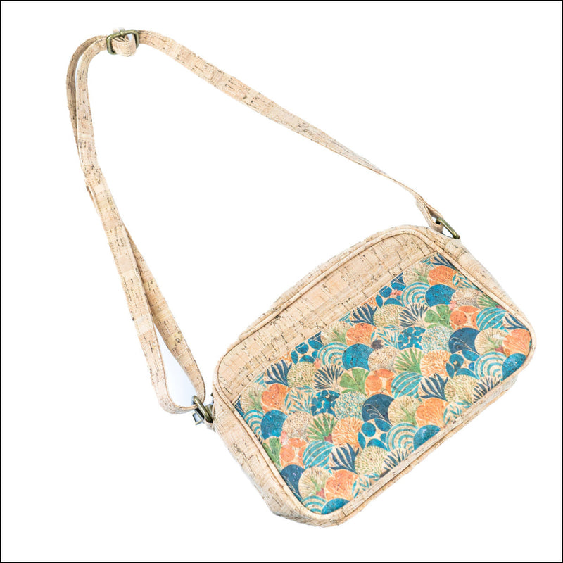 Floral & Mosaic Cork Crossbody Bag – Lightweight Vegan & Stylish BAGD 564 Flash Sales