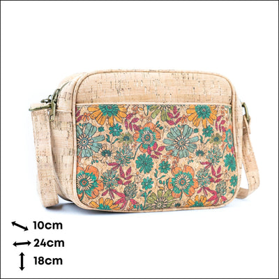 Floral & Mosaic Cork Crossbody Bag – Lightweight Vegan & Stylish BAGD 564 Flash Sales