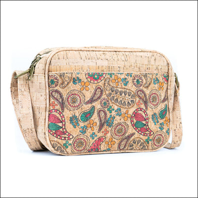 Floral & Mosaic Cork Crossbody Bag – Lightweight Vegan & Stylish BAGD 564 H Flash Sales