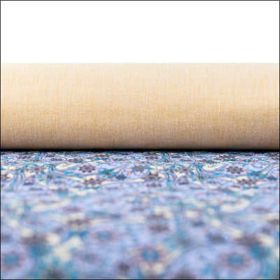 Floral Paisley Printed Cork Fabric COF-623 cork fabric