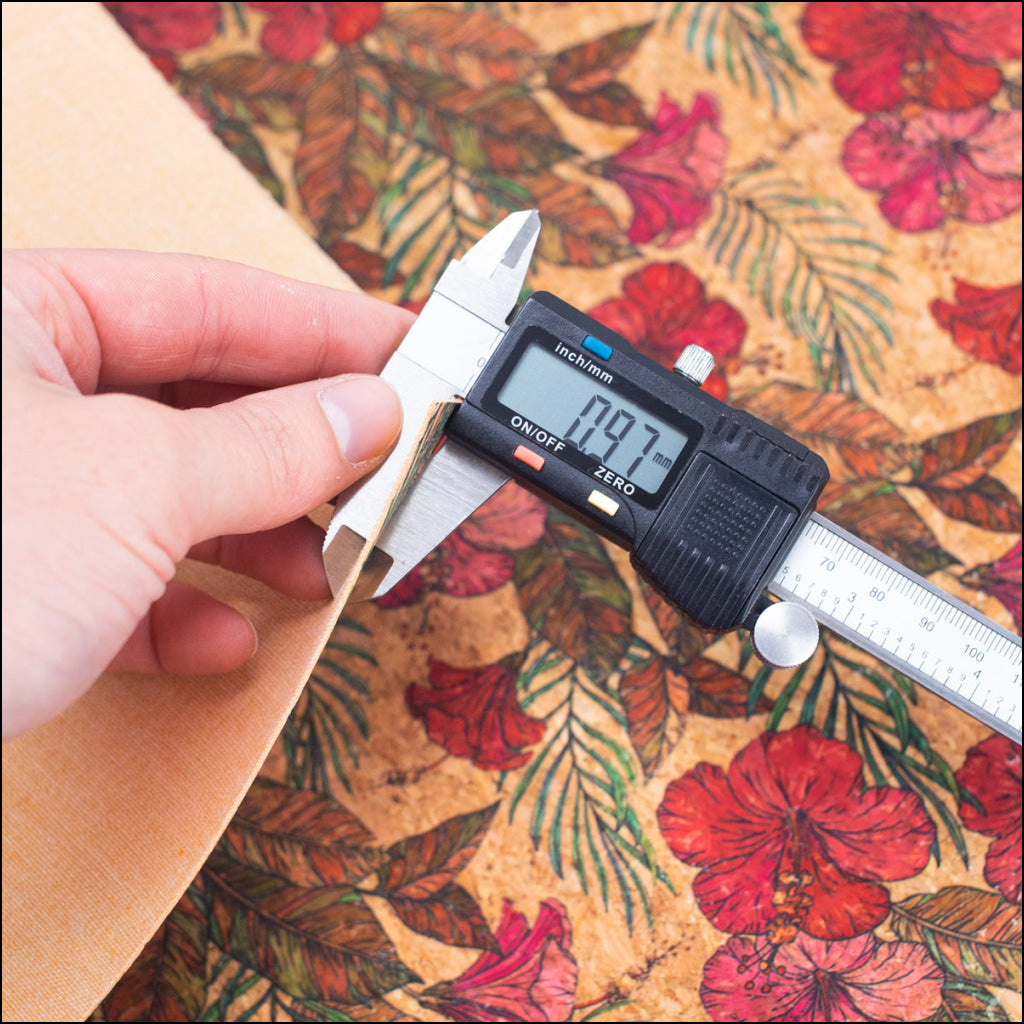 Florals pattern Cork fabric COF-321-A cork fabric