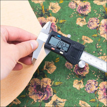 Flower Green Pattern Cork Fabric Cof-351-A Cork Fabric