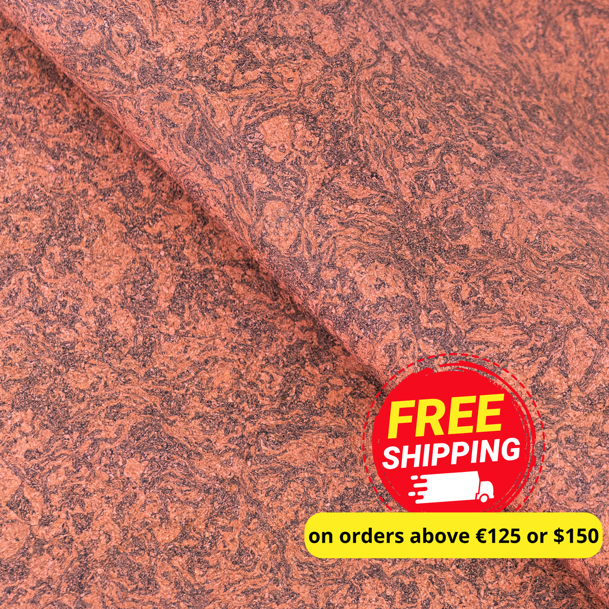 Red Brown Marble Pattern COF-805
