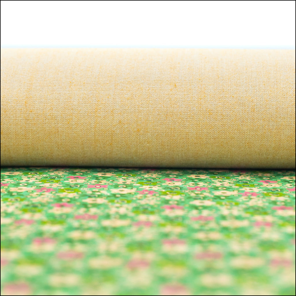 Garden Floral Cork Fabric Cof-347-A Cork Fabric