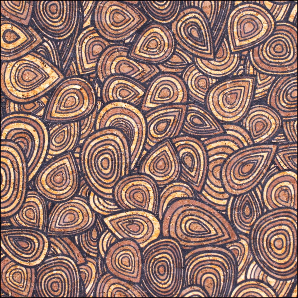 Geometric Patterns -Cork Fabric Cof-386 Cork