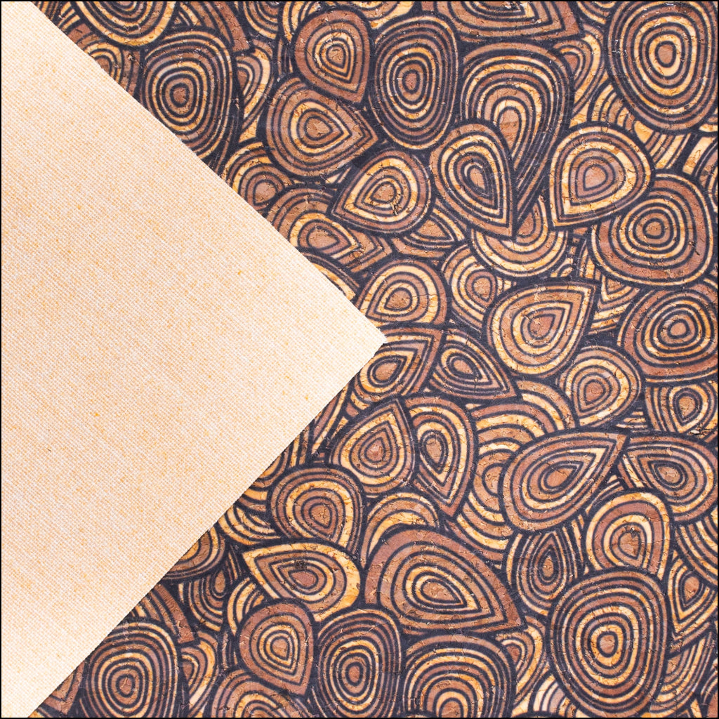 Geometric Patterns -Cork Fabric Cof-386 Cork