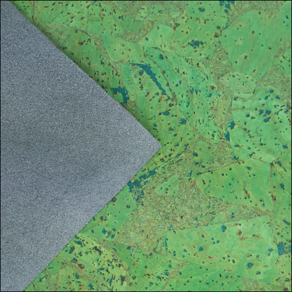 Grass Green Natural Cork Fabric Cof-467 Cork Fabric