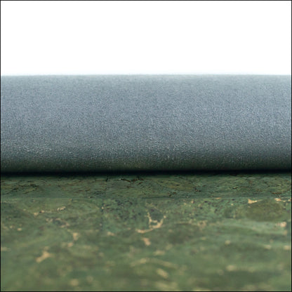 Green And Gold Verdant Terrain Cork Fabric Cof-494 Cork Fabric