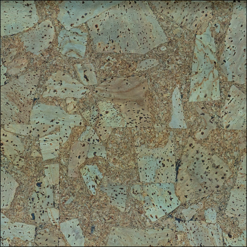 Green Cork Fabric In Block Style 0.88 Thickness Cof-588 Cork Fabric