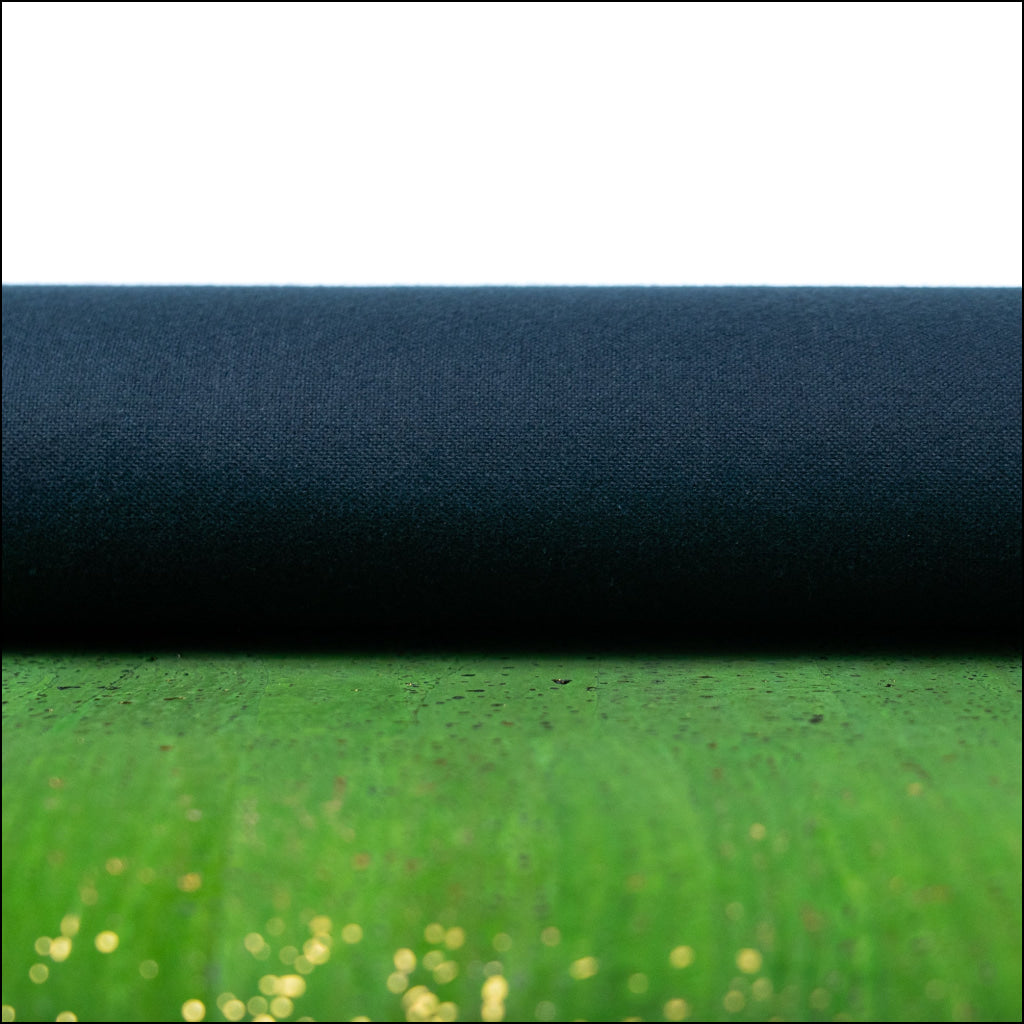 Green Cork Fabric with Gold Flecks COF-647 cork fabric