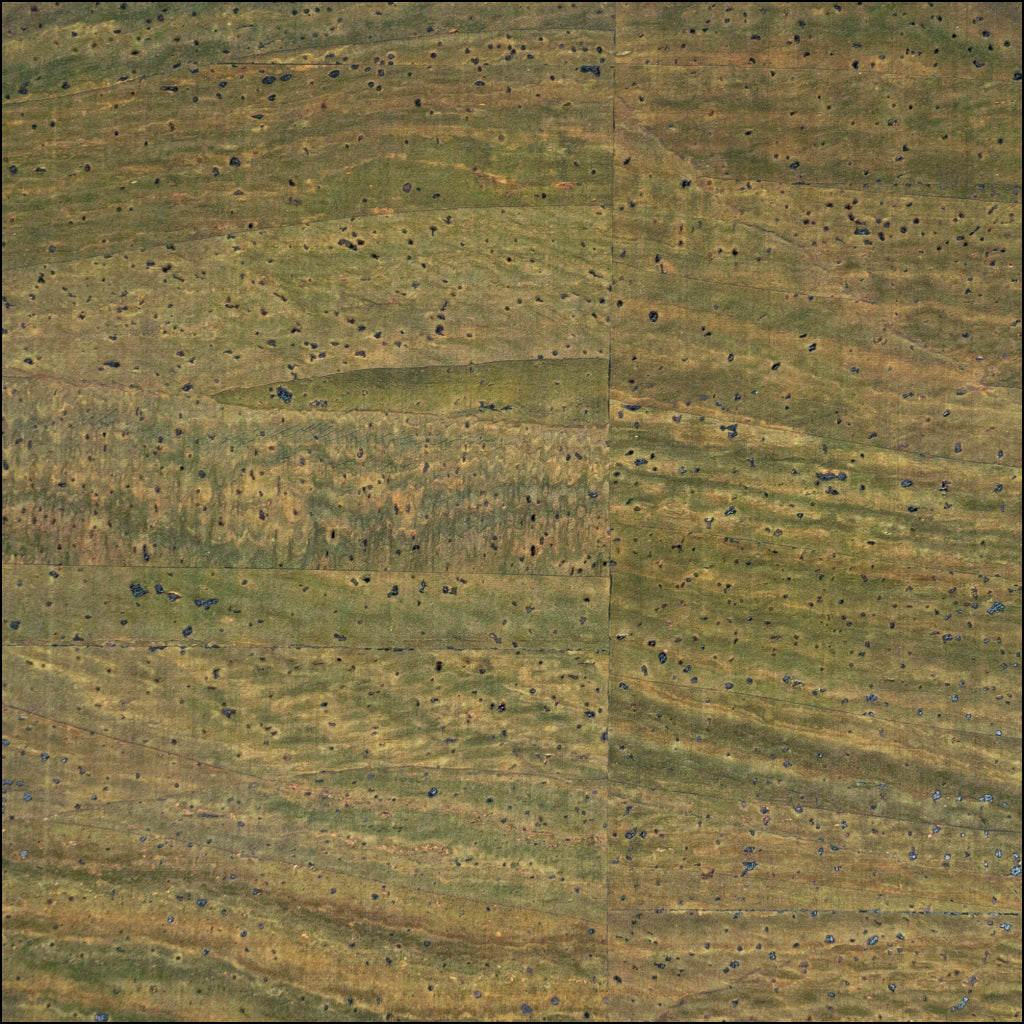 Green Solid Color Cork Fabric With Black Backing 0.84Mm Thickness Cof-536-B Cork Fabric
