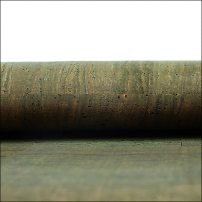 Green Solid Color Cork Fabric With Black Backing 0.84Mm Thickness Cof-536-B Cork Fabric