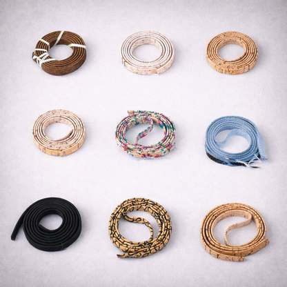 10mm Flat Cork Cord Random Send 100 Meters SCOR-12-100（100meters）