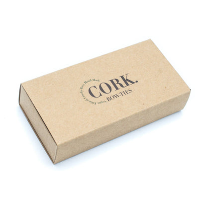 Cork Bowties With Box: Stylish, Perfect for Special Occasions L-577