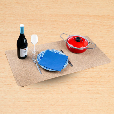 40*80CM Desk Pad Cork Leather Mouse Pad Water Repellent Table Cover Desk Mat for Writing L-557