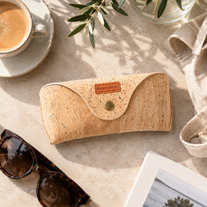 Natural Cork Glasses Case with Snap Closure -Pack L-1195-10 (10 Units)