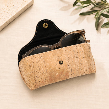 Natural Cork Glasses Case with Snap Closure -Pack L-1195-10 (10 Units)
