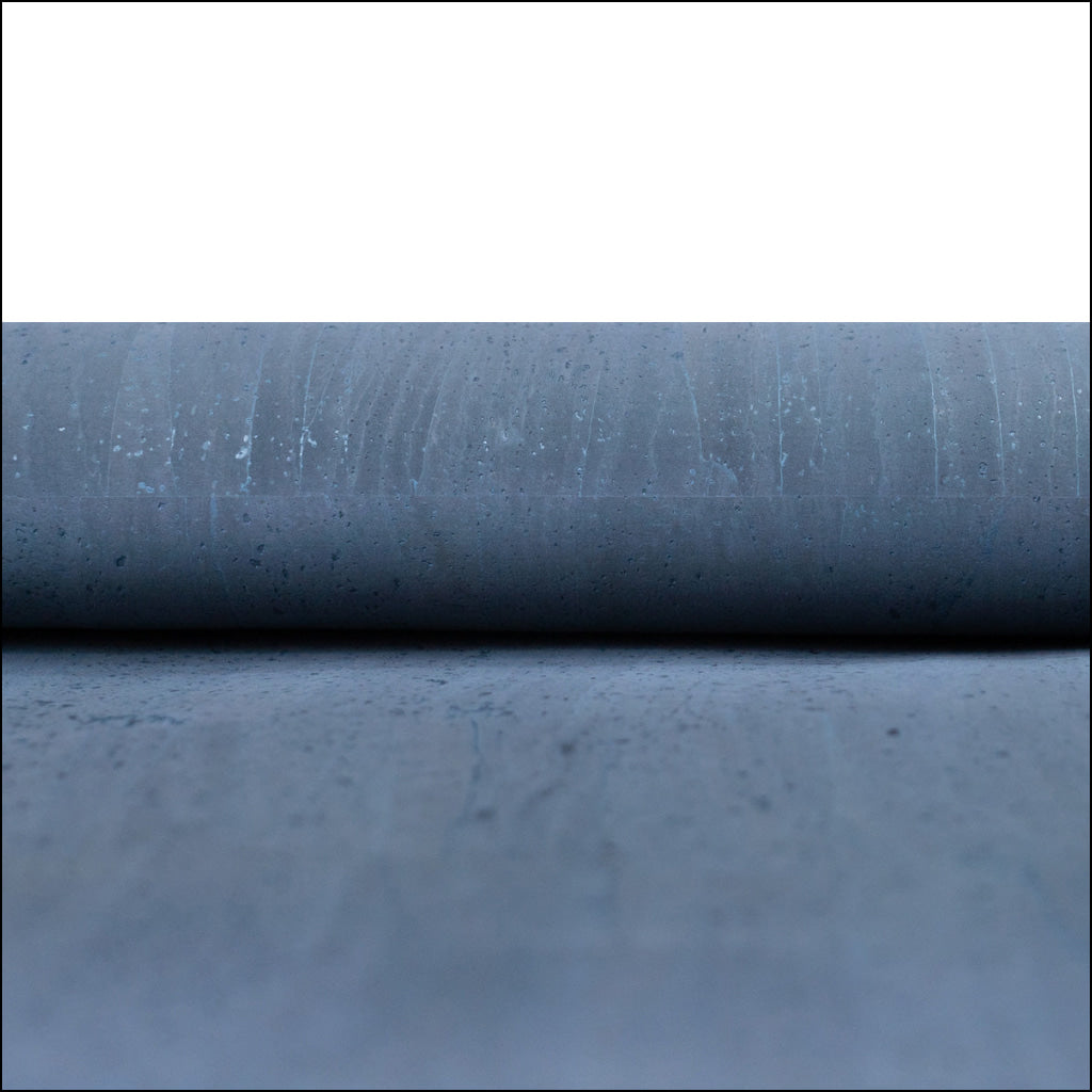 Natural Blue Cork Fabric - 0.85Mm Thickness Cof-587 Cork Fabric
