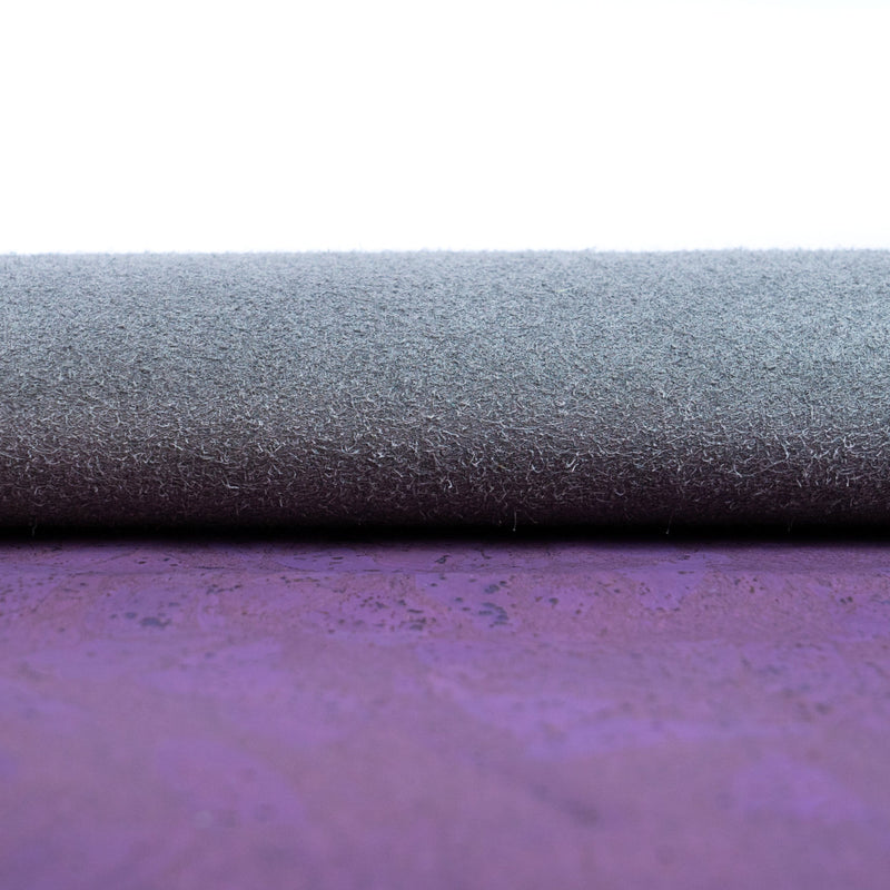 Natural Chunk Cork Fabric In Purple Cof - 524 - C Cork Fabric