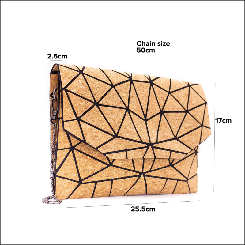 Natural Cork Crossbody Bag & Wallet Set SET-015 Flash Sales